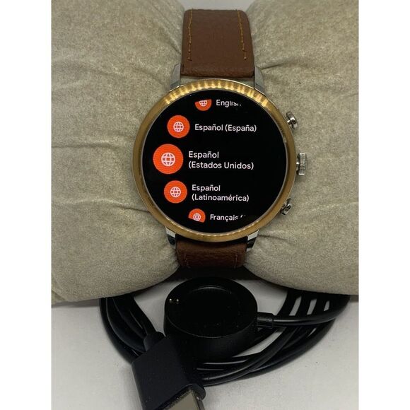 Fossil Gen 4 Authentic Digital Dial Smart Watch Custom Band FTW6016 ZA656 - Picture 1 of 12